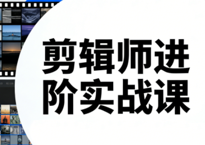剪辑师进阶实战课(更新23年-25年)-鸿雁学习网