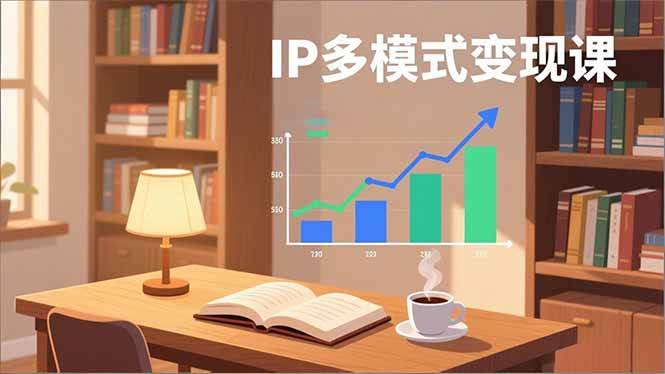 （17014期）IP多模式变现课，广告分成、种草激励、Live图带货，开拓多元收入，副业稳定月入过万-鸿雁学习网