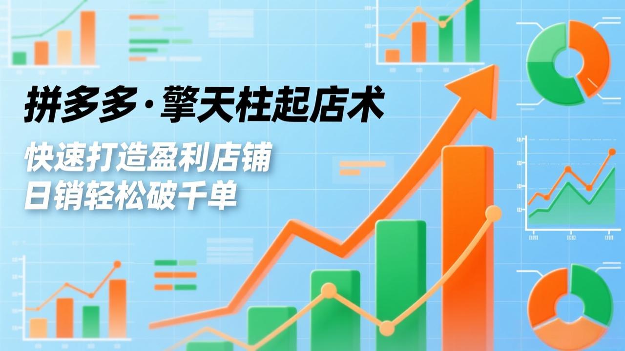 拼多多·擎天柱起店术3.0(更新-鸿雁学习网