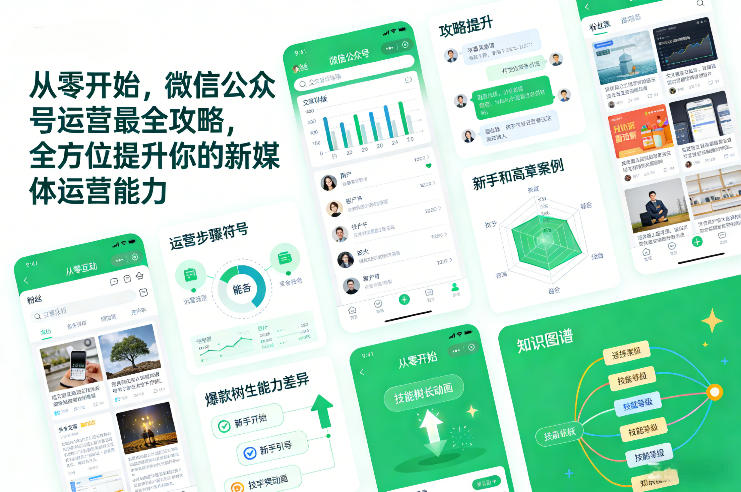 从零开始,微信公众号运营最全攻略,全方位提升你的新媒体运营能力 从零开始,微信公众号运营最全攻略,全方位提升你的新媒体运营能力