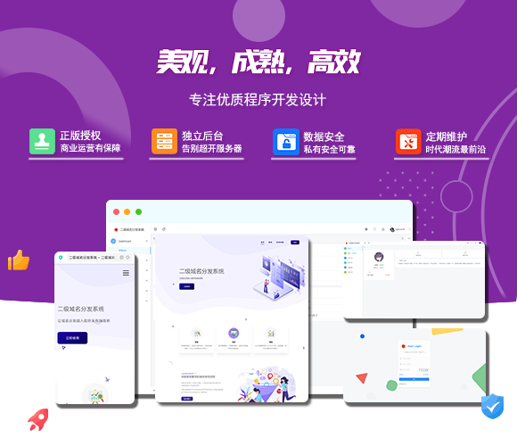 2024最新版守约者二级域名分发系统-鸿雁学习网