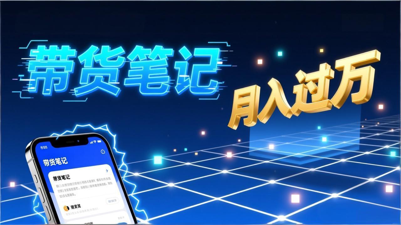 小红书爆款笔记带货实战：拆解封面标题正文全要素，手把手教你单篇笔记带货月入过万-鸿雁学习网