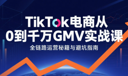 三千老师·TikTok电商从0到千万GMV实战课(更新)-鸿雁学习网