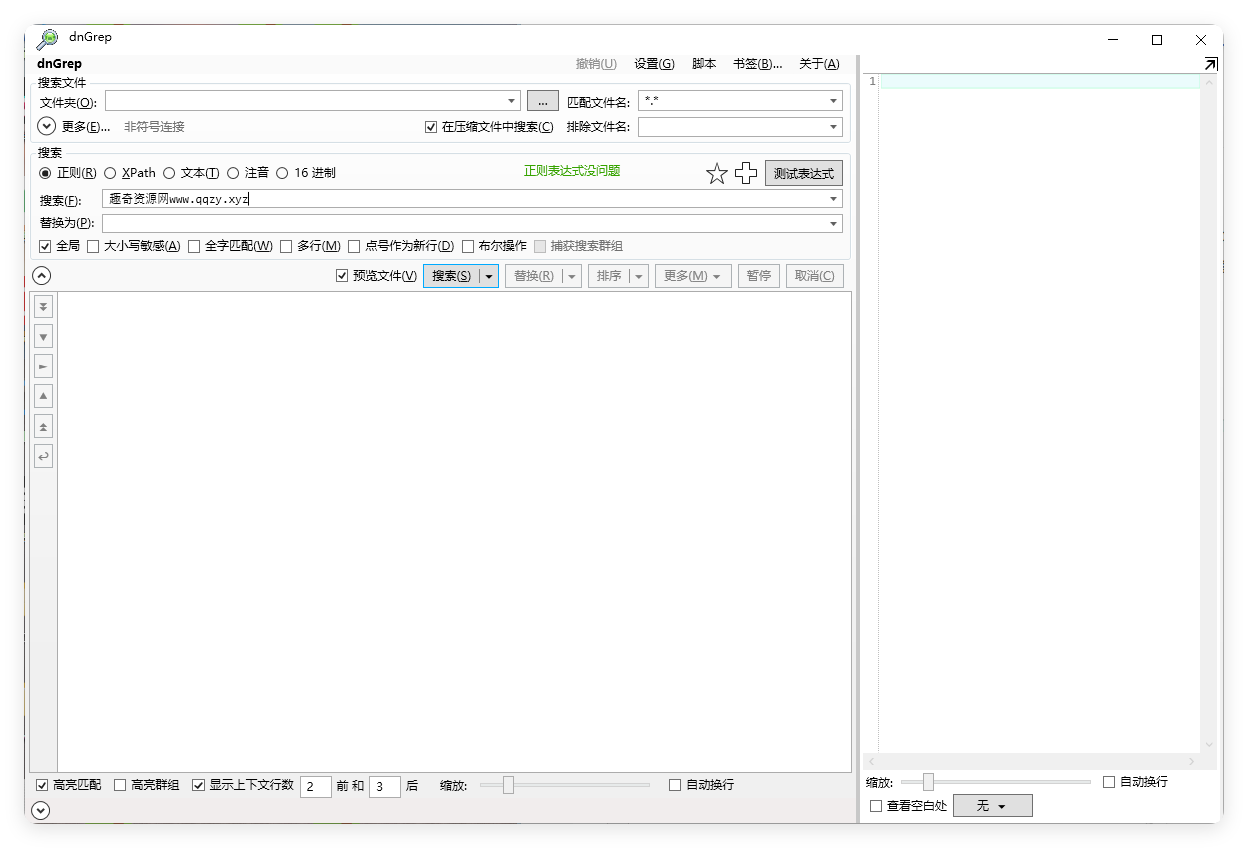 dnGrep文件搜索v4.6.95.0绿色版-鸿雁学习网