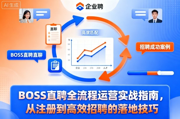BOSS直聘全流程运营实战指南,从注册到高效招聘的落地技巧-鸿雁学习网