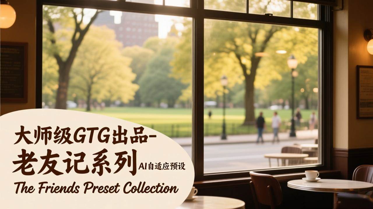 （17403期）大师级GTG出品-老友记系列AI自适应预设The Friends Preset Collection-鸿雁学习网