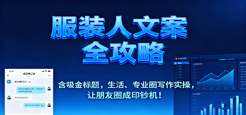 服装人文案全攻略，含吸金标题，生活、专业圈写作实操，让朋友圈成印钞机！-鸿雁学习网