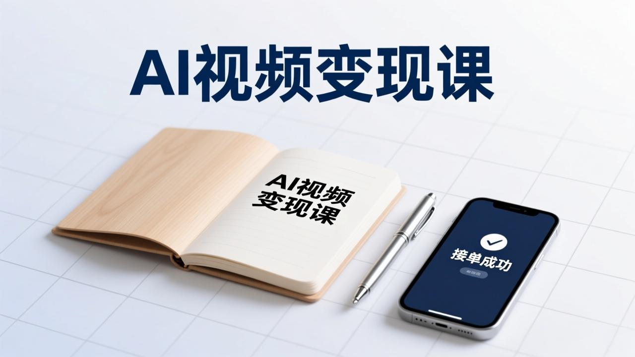 AI视频变现课，学完即可创作短片、接商单，实现副业增收，单项目报价可达千元-鸿雁学习网