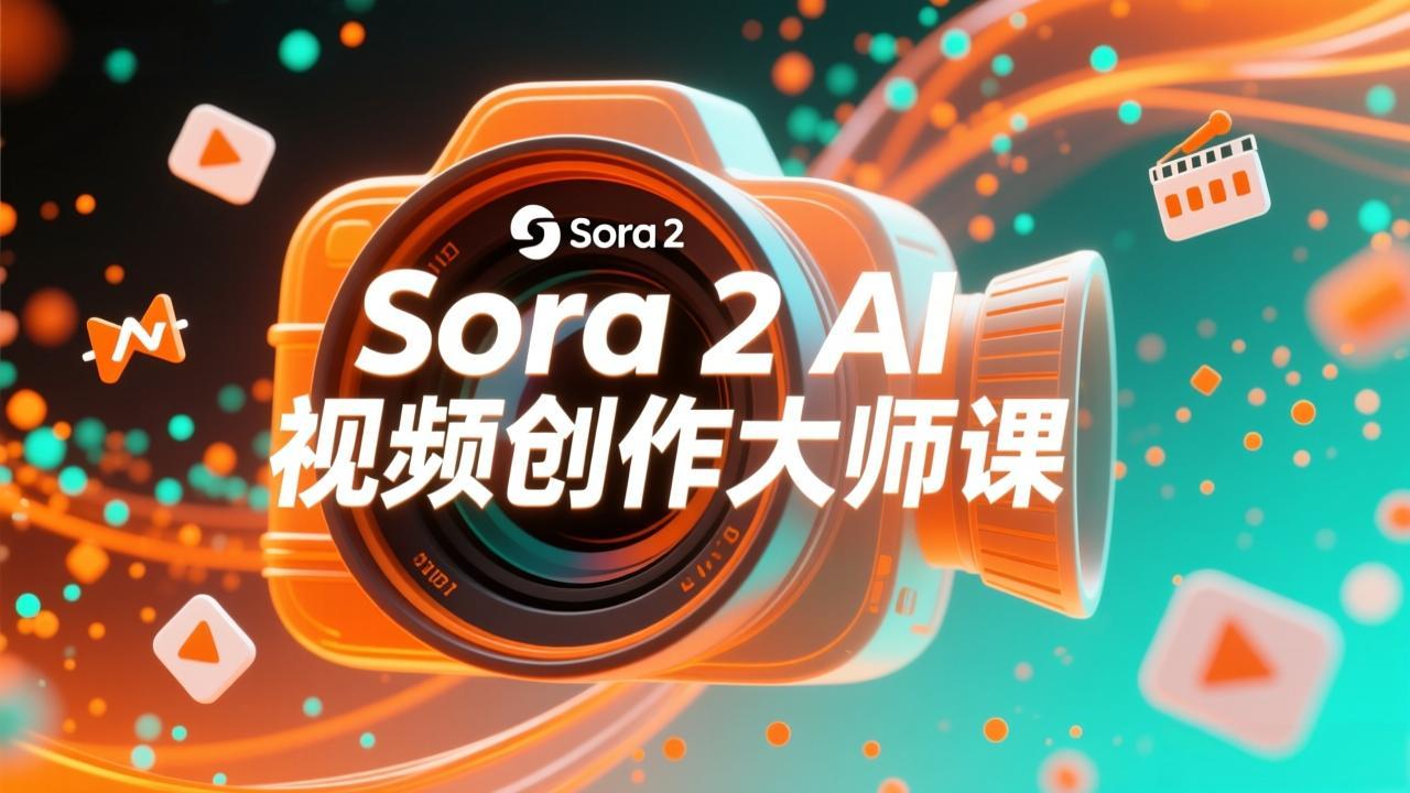 如何利用Sora 2创建流行AI人工智能视频大师班教程：掌握创作全流程，产出百万播放内容-鸿雁学习网