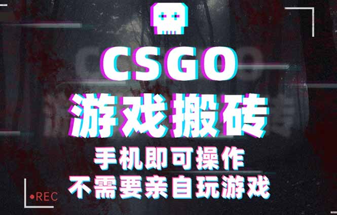 CSGO游戏挂机捡漏，单日扫货500+，年底小高峰上车可吃肉，手机即可操作…-鸿雁学习网