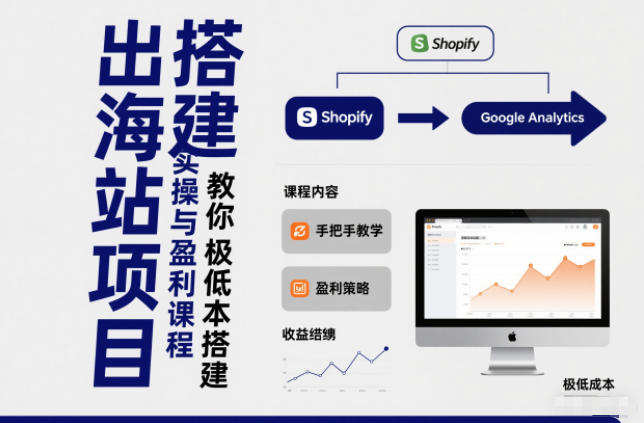 小淘出海站项目，搭建实操与盈利课程，手把手教你用极低成本搭建-鸿雁学习网