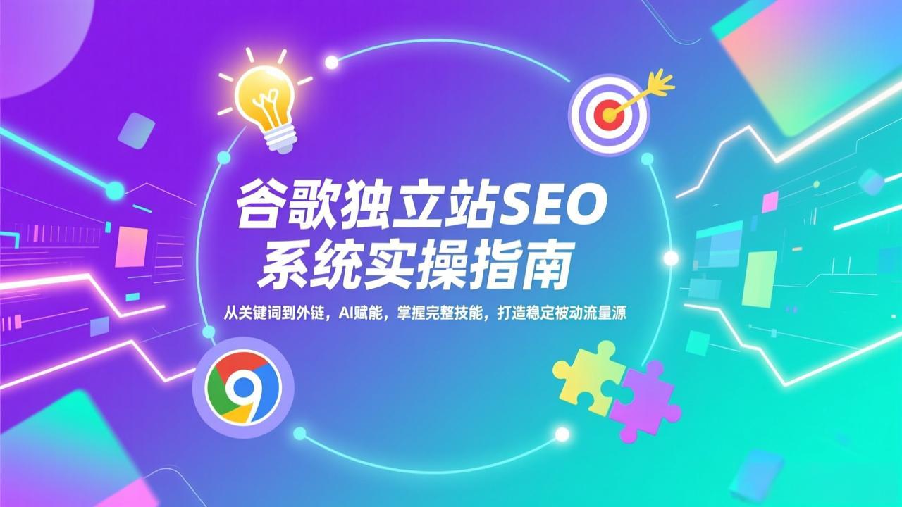 谷歌独立站SEO系统实操(更新-鸿雁学习网