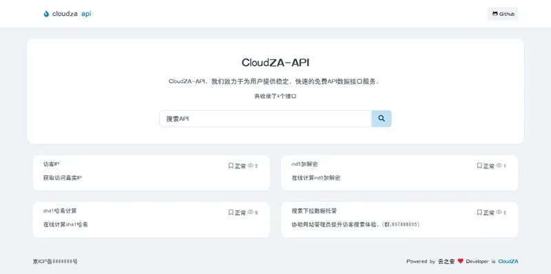 CloudZA(开源API接口管理系统源码)-鸿雁学习网
