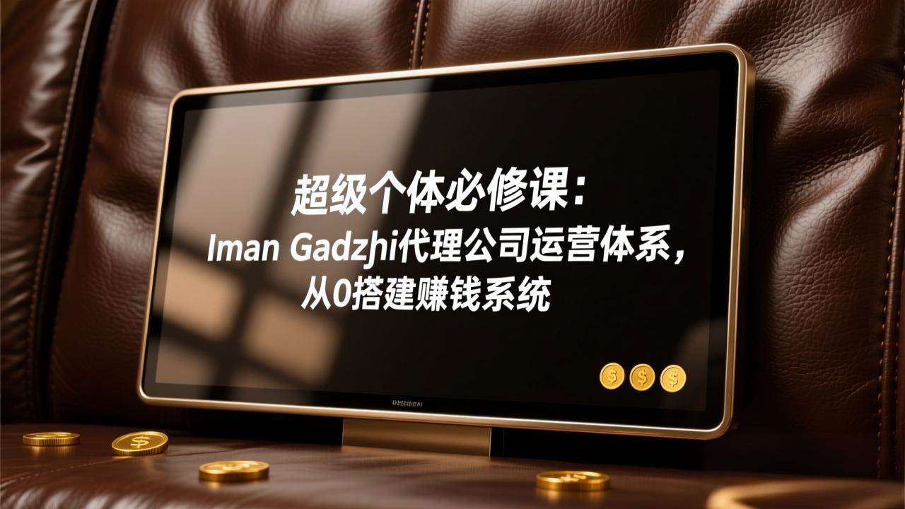 （17525期）超级个体必修课：Iman Gadzhi代理公司运营体系，从0搭建赚钱系统-鸿雁学习网