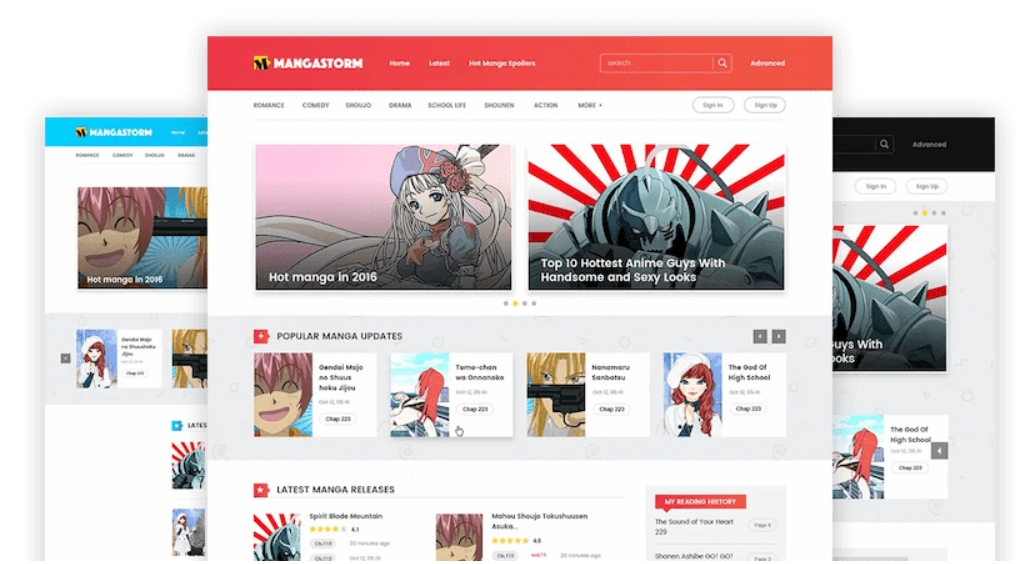 Madara 2.2.2.1主题源码 响应式WordPress漫画小说主题模板-鸿雁学习网