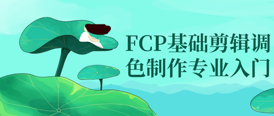 FCP基础剪辑调色制作专业入门-鸿雁学习网