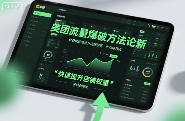 美团流量爆破方法论，付费流快速提升店铺权重，带动自然流-鸿雁学习网