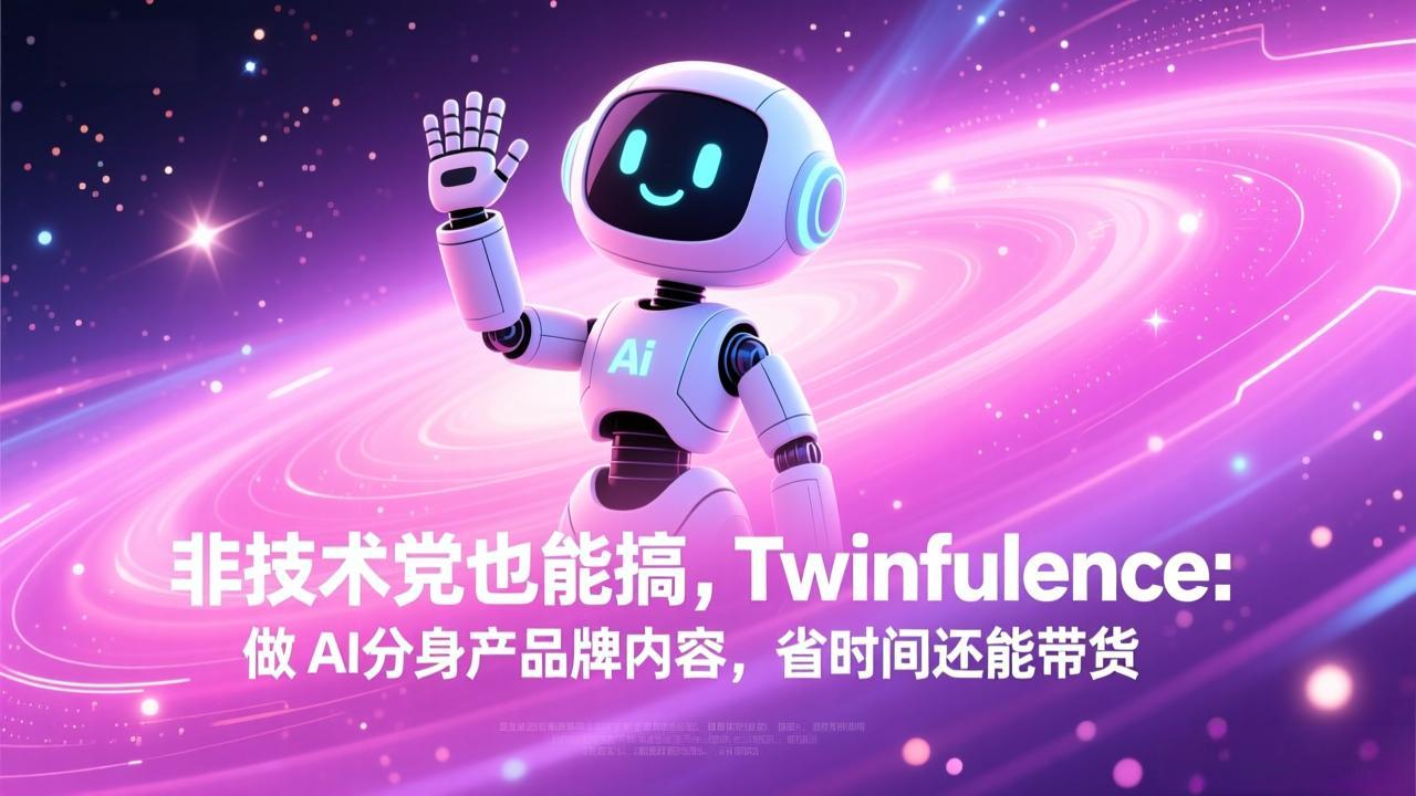 非技术党也能搞!Twinfluence:做 AI 分身产品牌内容,省时间还能带货-鸿雁学习网