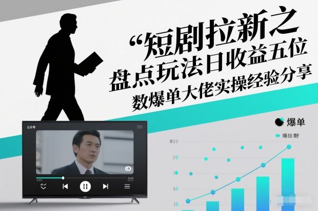 短剧拉新之盘点玩法日收益五位数爆单大佬实操经验分享-鸿雁学习网