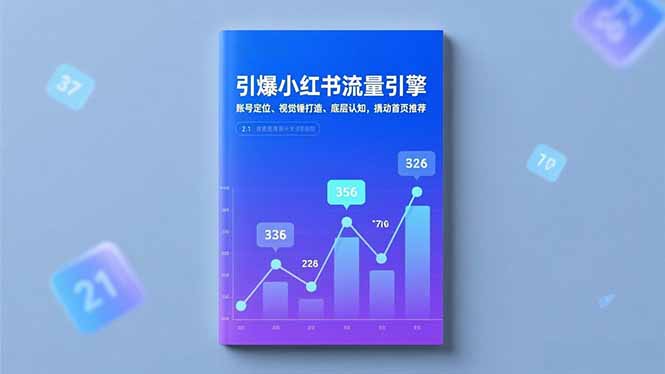 引爆小红书流量引擎，账号定位、视觉锤打造、底层认知，撬动首页推荐-鸿雁学习网