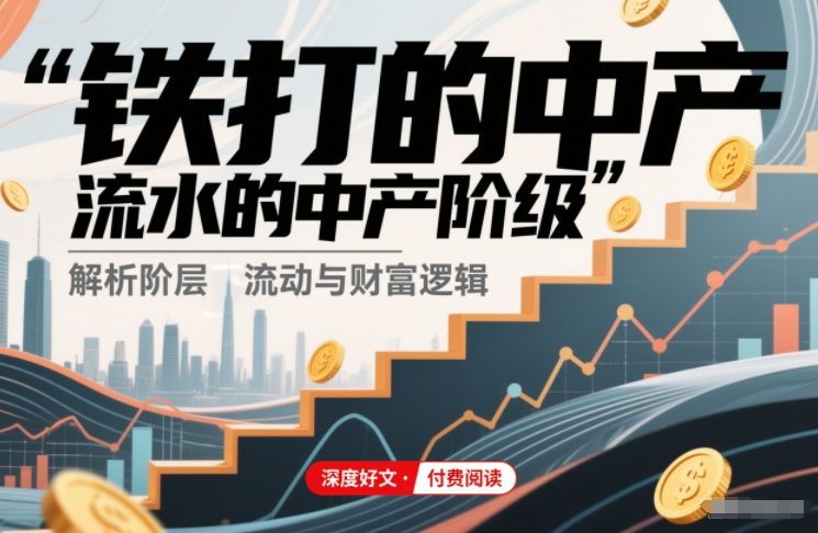 付费文章：铁打的中产，流水的中产阶级-鸿雁学习网