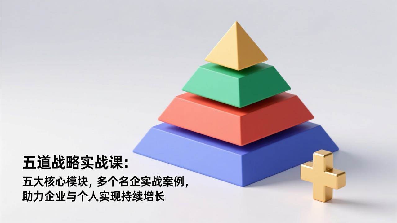 （17095期）五道战略实战课：五大核心模块，多个名企实战案例，助力企业与个人实现持续增长-鸿雁学习网
