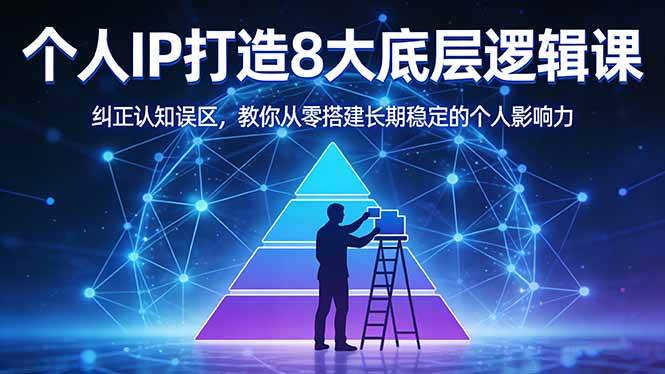（17811期）付费文章：个人IP打造8大底层逻辑课：纠正认知误区，教你从零搭建长期稳定的个人影响力-鸿雁学习网