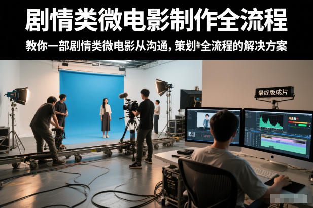 剧情类微电影制作全流程，教你一部剧情类微电影从沟通，策划到拍摄制作全流程的解决方案-鸿雁学习网