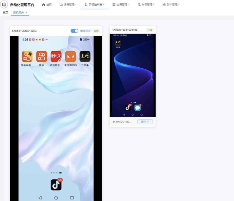 云手机群控系统源码 云手机多开群控 自动化管理程序源码-鸿雁学习网