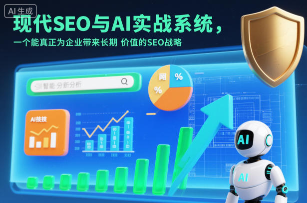 现代SEO与AI实战系统，一个能真正为企业带来长期价值的SEO战略(英语+中文字幕)-鸿雁学习网