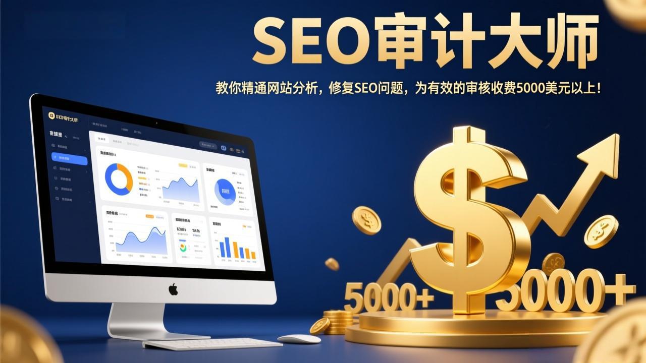 SEO审计大师：教你精通网站分析，修复SEO问题，为有效的审核收费5000美元以上！-鸿雁学习网