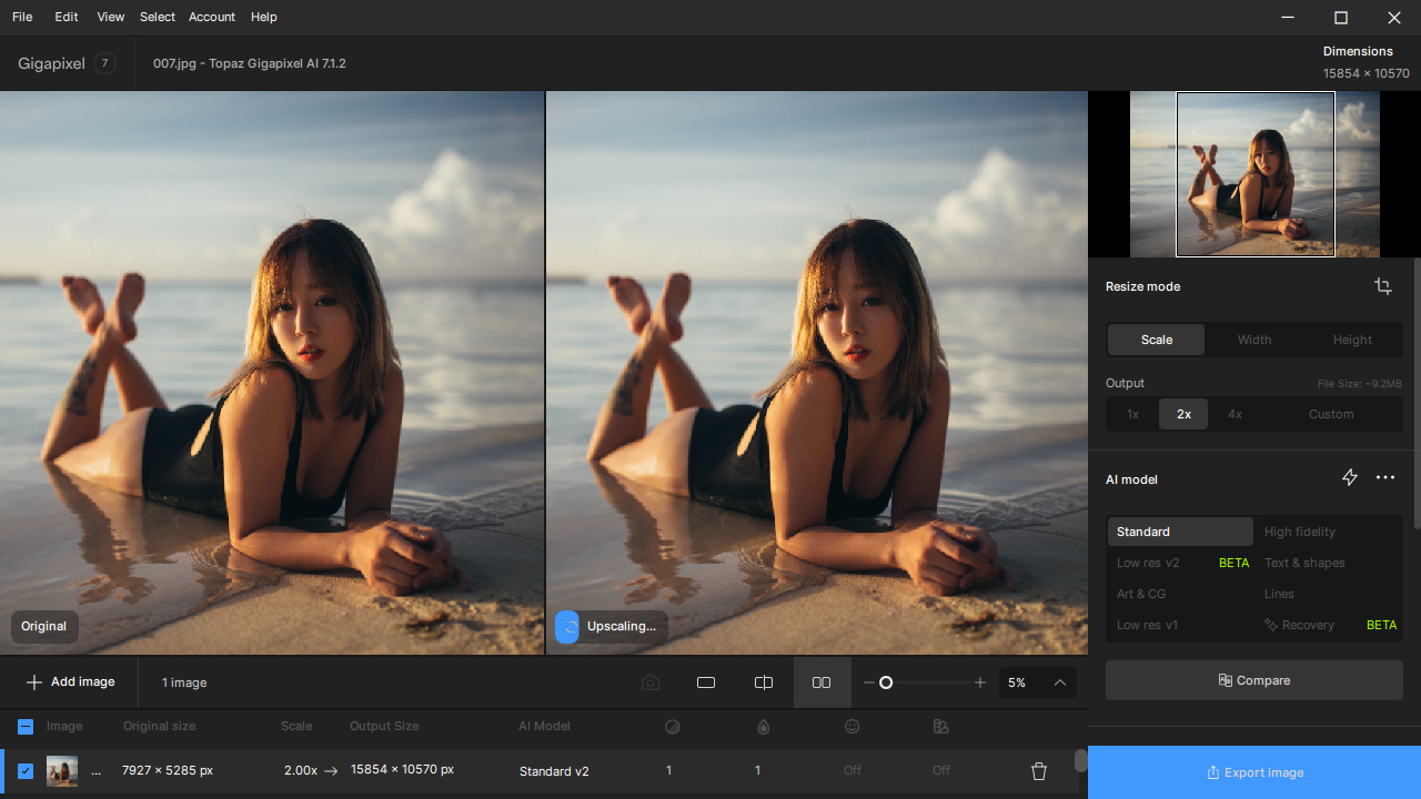 图片无损放大Topaz Gigapixel AI v8.4.4-鸿雁学习网