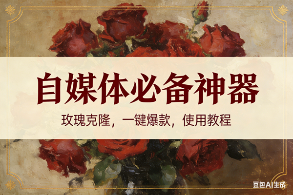 （16940期）玫瑰克隆神器，ai鲁大魔，自媒体必备的软件，一键爆款，详细教程-鸿雁学习网