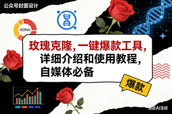 （17557期）玫瑰克隆工具，ai鲁大魔，自媒体必备神器，一键爆款神器，详细教程。-鸿雁学习网