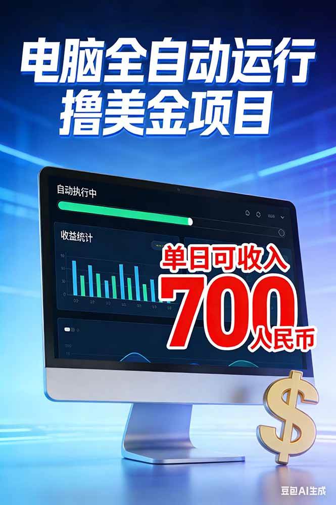 (17169期)2026年电脑全自动赚美金项目,单电脑日收益700+ (17169期)2026年电脑全自动赚美金项目,单电脑日收益700+