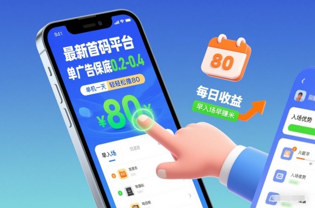 最新首码平台，单广告保底0.2-0.4，单机一天轻松撸80，早入场早賺米【揭秘】-鸿雁学习网