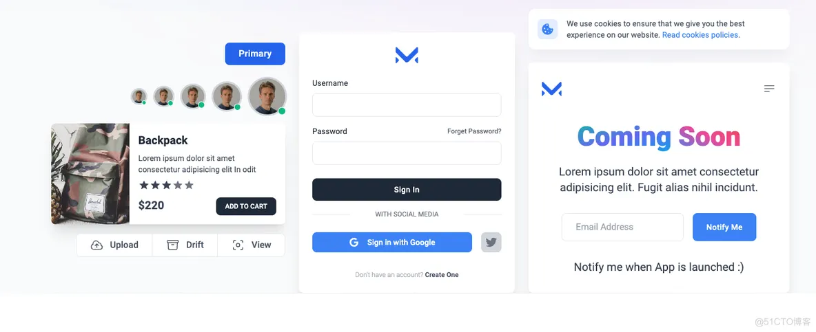 Meraki UI(基于Tailwind CSS构建的开源前端组件库)-鸿雁学习网