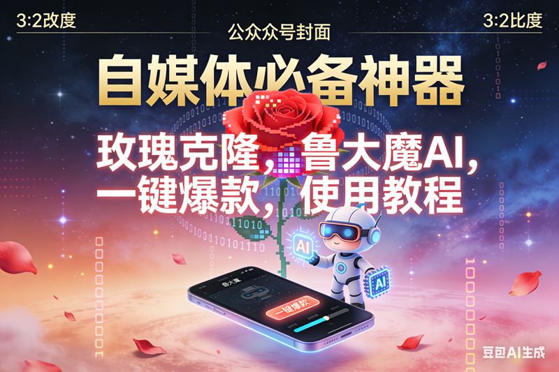 （16912期）玫瑰克隆神器，鲁大魔，ai，自媒体必备软件，一键爆款工具，详细教程-鸿雁学习网