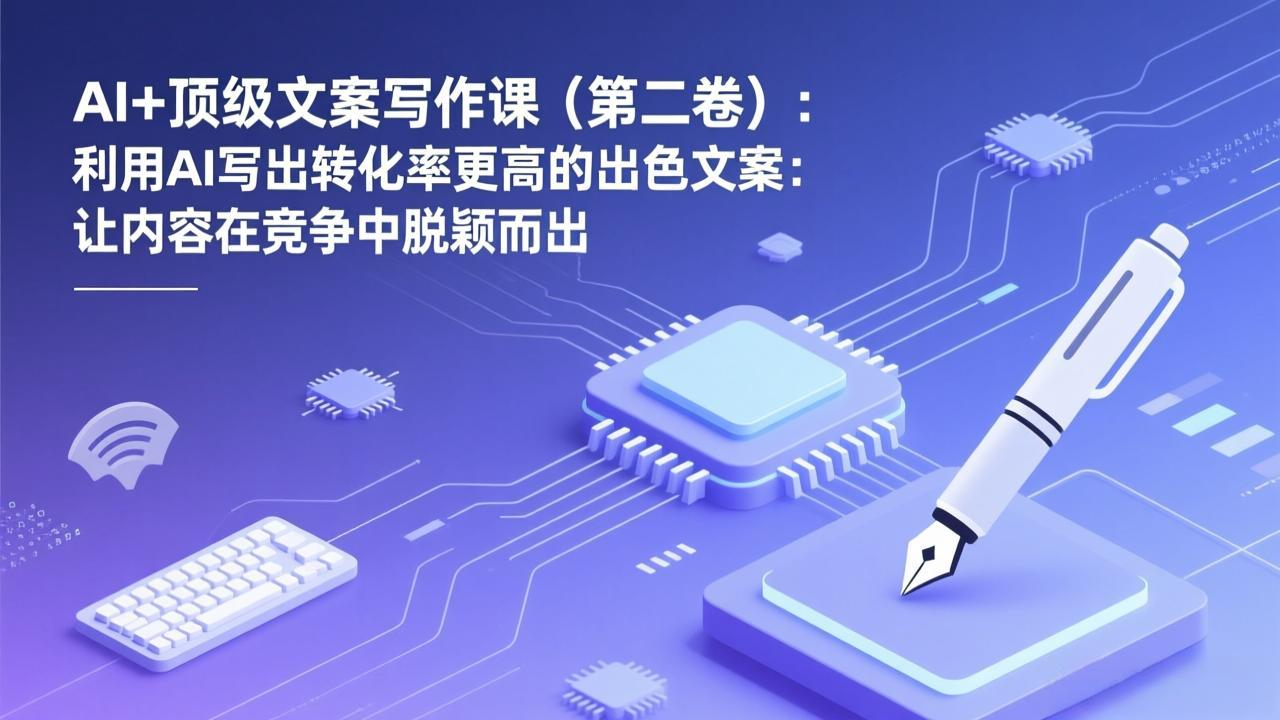 AI+顶级文案写作课(第二卷-鸿雁学习网