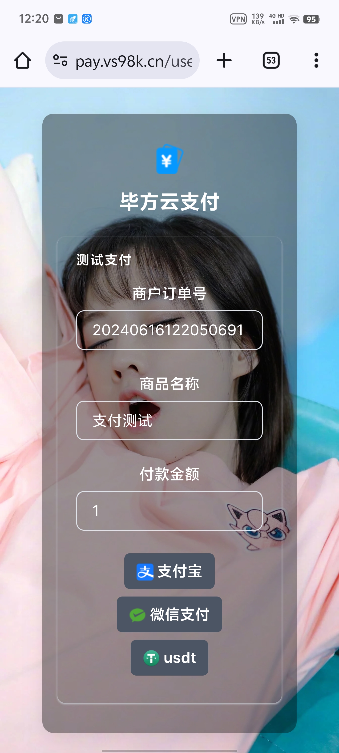 易支付美化模板开源-鸿雁学习网