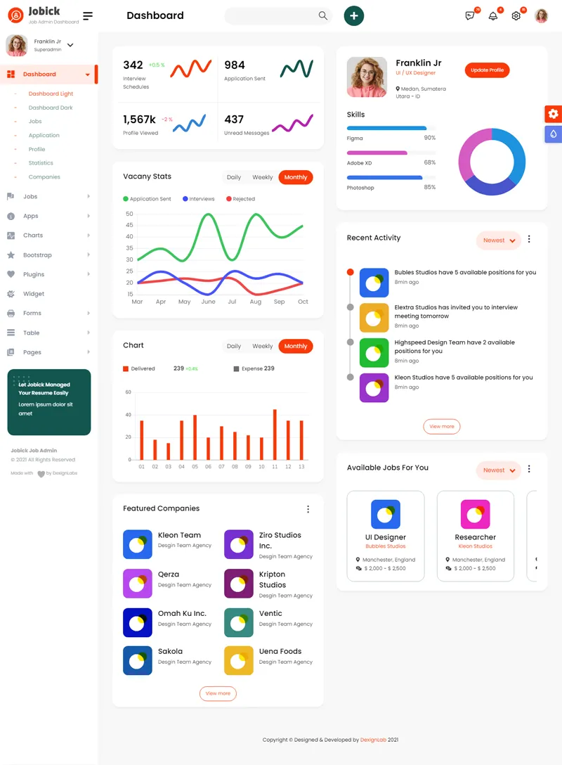 Bootstrap大气OA系统后台管理模板 Bootstrap大气OA系统后台管理模板