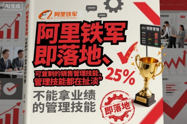 阿里铁军即落地、可复制的销售管理技能，不能拿业绩的管理技能都在扯淡-鸿雁学习网