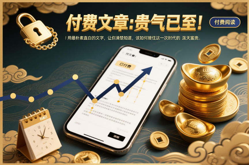 付费文章:贵气已至!用最朴素直白的文字,让你清楚知道,该如何接住这一次时代的泼天富贵-鸿雁学习网