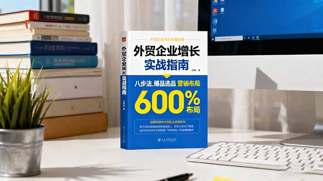 外贸企业增长实战指南，八步法、爆品选品、营销布局，业绩增长300%-鸿雁学习网
