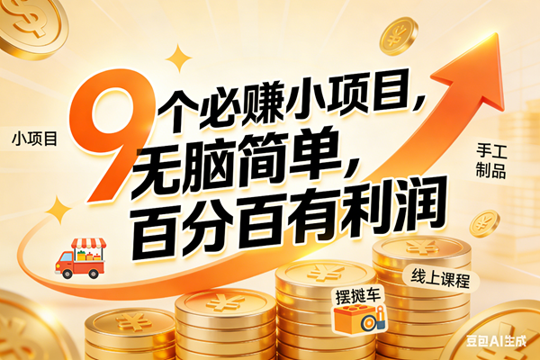 (17260期)9个必赚小项目,无脑简单,百分百有利润,副业首选,日入200+ (17260期)9个必赚小项目,无脑简单,百分百有利润,副业首选,日入200+
