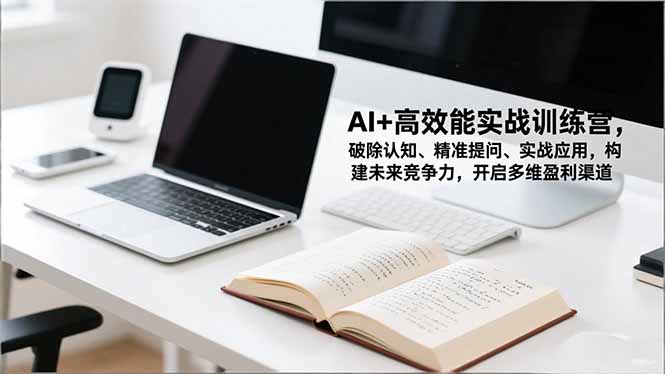 AI+高效能实战训练营，破除认知、精准提问、实战应用，构建未来竞争力，开启多维盈利渠道-鸿雁学习网