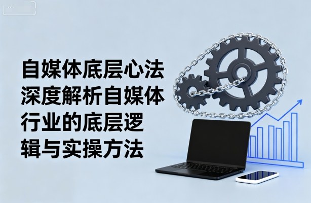 自媒体底层心法，深度解析自媒体行业的底层逻辑与实操方法-鸿雁学习网