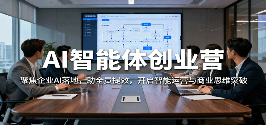 AI智能体创业营：聚焦企业AI落地，助全员提效，开启智能运营与商业思维突破-鸿雁学习网