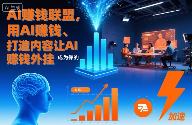AI賺钱联盟，用AI賺钱、打造内容让AI成为你的賺钱外挂-鸿雁学习网
