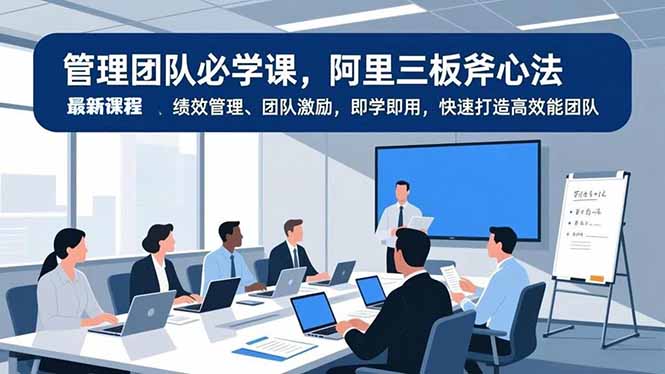 管理团队必学课,阿里三板斧心法、绩效管理、团队激励,即学即用,快速打造高效能团队 管理团队必学课,阿里三板斧心法、绩效管理、团队激励,即学即用,快速打造高效能团队